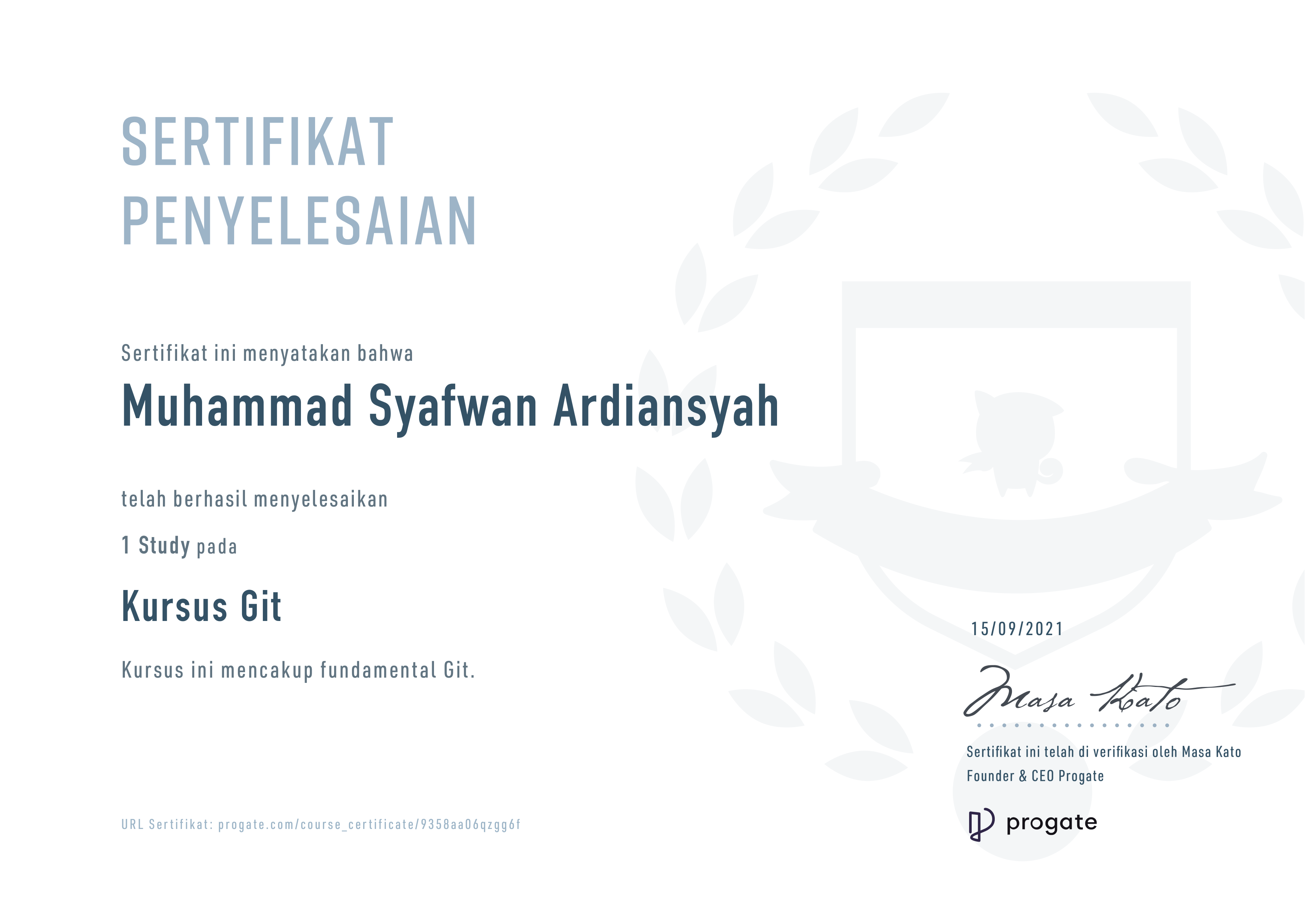 Certificate 13