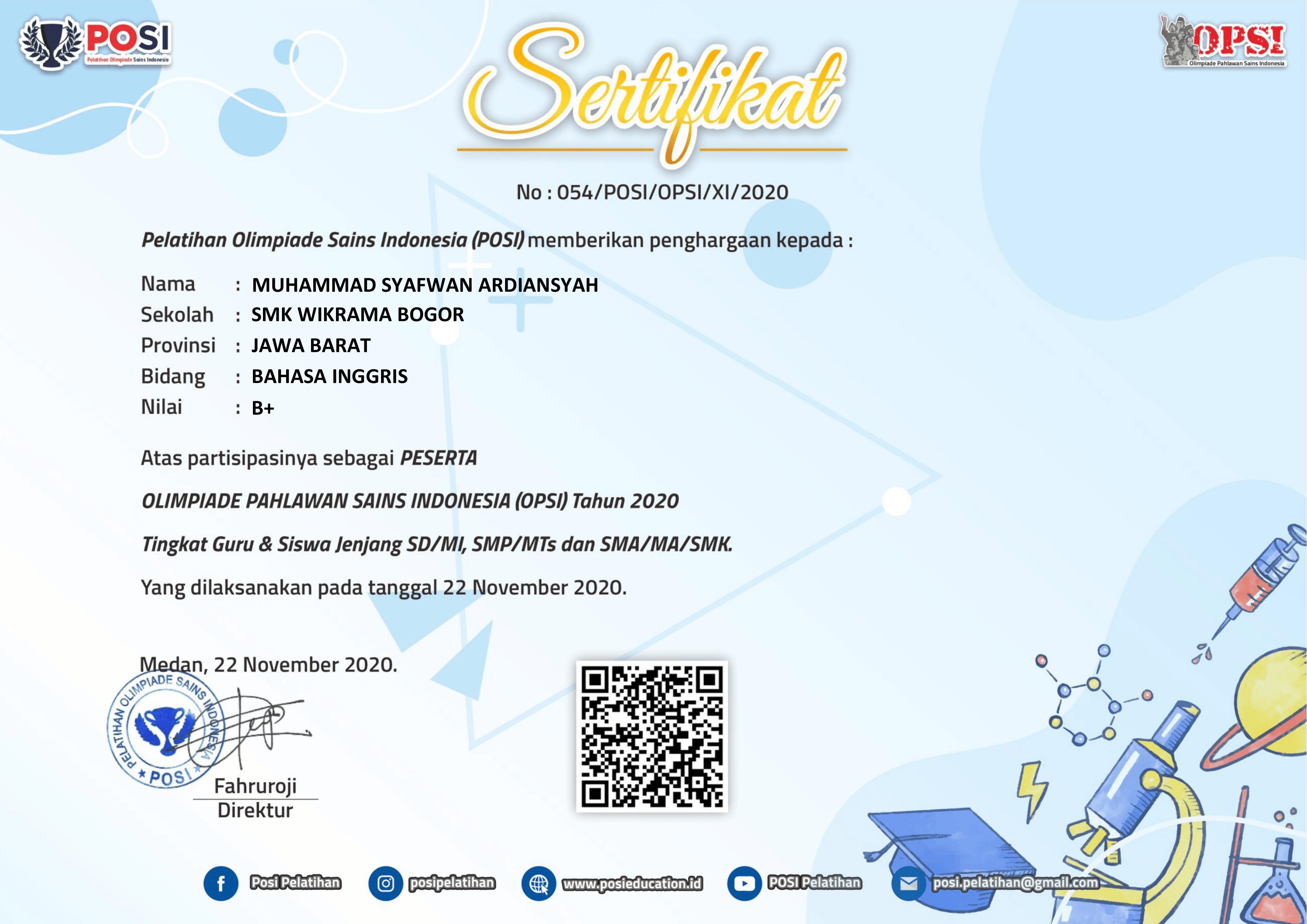 Certificate 9